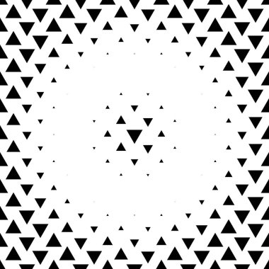 Yarım tonlu üçgen vektör çizimi. Üçgen geometrik arkaplan dokusu ve deseni