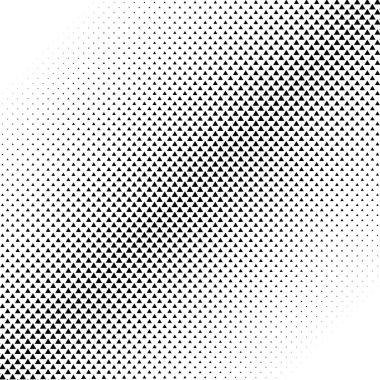 Yarım tonlu üçgen vektör çizimi. Üçgen geometrik arkaplan dokusu ve deseni