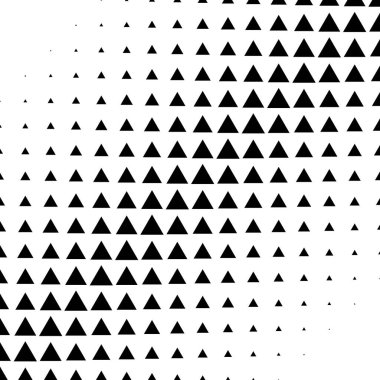 Yarım tonlu üçgen vektör çizimi. Üçgen geometrik arkaplan dokusu ve deseni