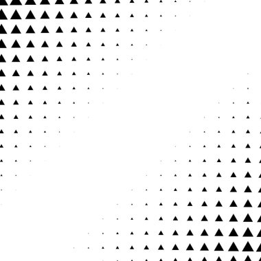 Yarım tonlu üçgen vektör çizimi. Üçgen geometrik arkaplan dokusu ve deseni