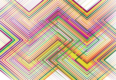 Geometrik yapı, ağ, düz ve açısal kesişen çizgiler. Rastgele seçilmiş ızgara örgüsü. Renkli, çok renkli arkaplan, arkaplan, doku ve desen
