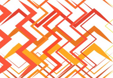 Geometrik yapı, ağ, düz ve açısal kesişen çizgiler. Rastgele seçilmiş ızgara örgüsü. Renkli ORANGE, YELLOW, Kırmızı arkaplan, doku ve desen