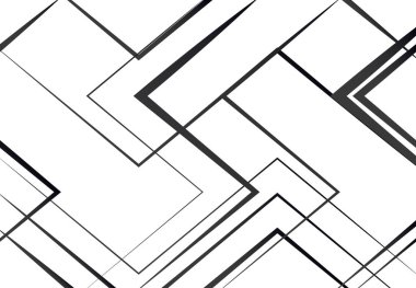 Geometrik yapı, ağ, düz ve açısal kesişen çizgiler. Rastgele seçilmiş ızgara örgüsü. Gri tonlama, siyah ve beyaz doku, kalıp, arkaplan ve arkaplan