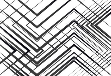 Geometrik yapı, ağ, düz ve açısal kesişen çizgiler. Rastgele seçilmiş ızgara örgüsü. Gri tonlama, siyah ve beyaz doku, kalıp, arkaplan ve arkaplan