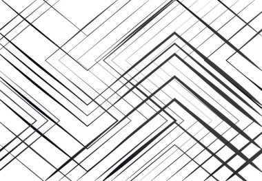 Geometrik yapı, ağ, düz ve açısal kesişen çizgiler. Rastgele seçilmiş ızgara örgüsü. Gri tonlama, siyah ve beyaz doku, kalıp, arkaplan ve arkaplan