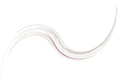 Virajlı Volute, Helix şeklinde. Renkli sarmal, girdap ve dönme tasarım elementi. Döngüsel dönüş, kıvrım tasarımı. Vektör