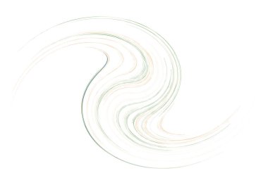 Virajlı Volute, Helix şeklinde. Renkli sarmal, girdap ve dönme tasarım elementi. Döngüsel dönüş, kıvrım tasarımı. Vektör