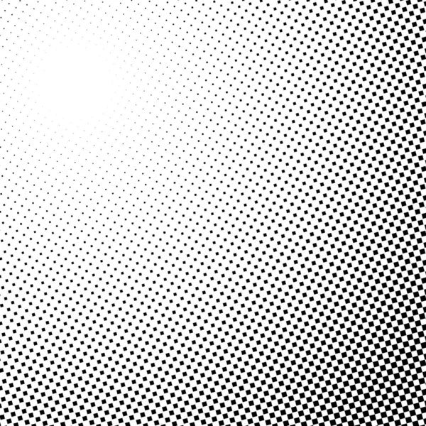 Quadrate Halbton Geometrische Hintergrundmuster Und Textur Vektor Illustration — Stockvektor