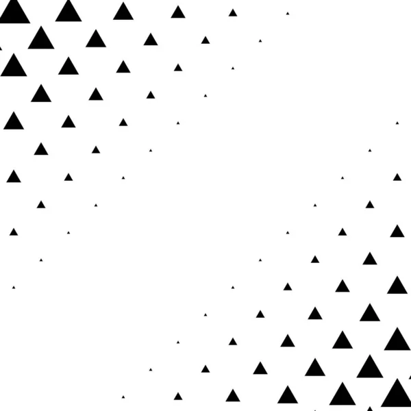 三角形のハーフトーンベクトルイラスト 三角形の幾何学的背景テクスチャとパターン — ストックベクタ