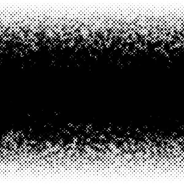 Випадкові Квадрати Півтонова Текстура Блоків Половина Тону Тло Візерунка — стоковий вектор