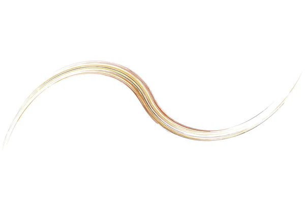 Curva Ruotata Voluta Forma Elica Colorato Elemento Design Spirale Vortice — Vettoriale Stock