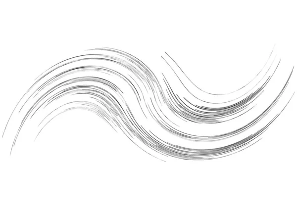 Volumen Girado Curva Forma Hélice Elemento Diseño Espiral Giratorio Giratorio — Vector de stock