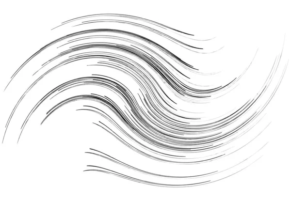 Kurve Gedreht Volute Helix Form Spirales Wirbelndes Und Wirbelndes Designelement — Stockvektor