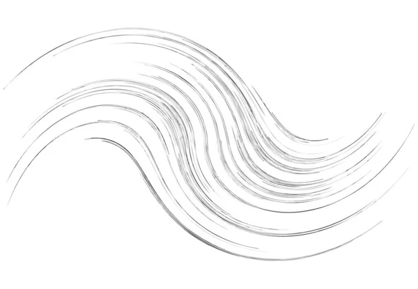 곡선이 회전하는 나선형 휘저어 그리고 뒤틀리는 디자인 로테이션 디자인 Vector — 스톡 벡터