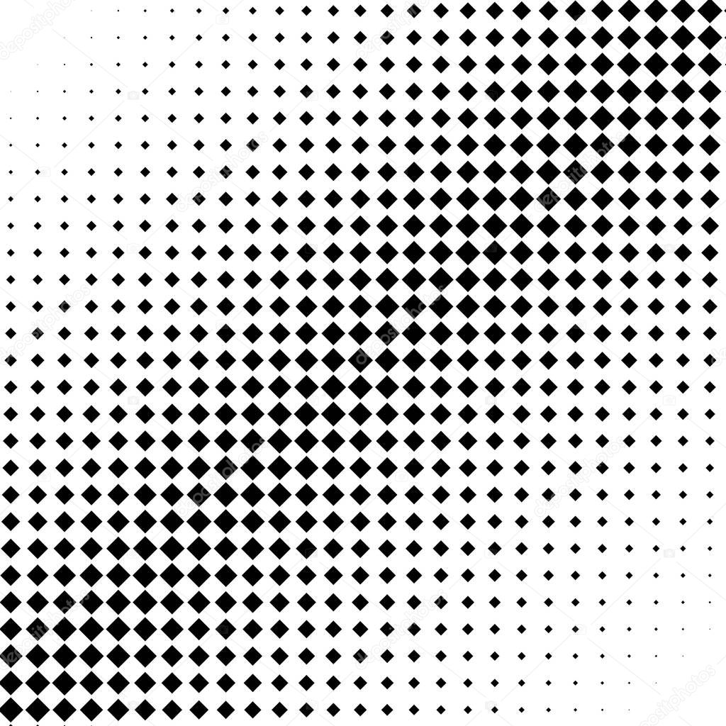 Squares halftone geometric background pattern and texture vector illustration
