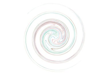 Virajlı Volute, Helix şeklinde. Renkli sarmal, girdap ve dönme tasarım elementi. Döngüsel dönüş, kıvrım tasarımı. Vektör