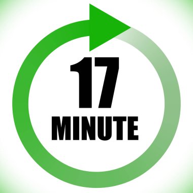 Numaralar, rakamlar, çevirme illüstrasyonu. Zaman, süre ve zaman kavramı simgesi. Geri dönüş zamanı (TAT) simgesi. Geri sayım, geri sayım vektörü