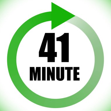 Numaralar, rakamlar, çevirme illüstrasyonu. Zaman, süre ve zaman kavramı simgesi. Geri dönüş zamanı (TAT) simgesi. Geri sayım, geri sayım vektörü