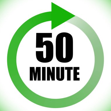 Numaralar, rakamlar, çevirme illüstrasyonu. Zaman, süre ve zaman kavramı simgesi. Geri dönüş zamanı (TAT) simgesi. Geri sayım, geri sayım vektörü