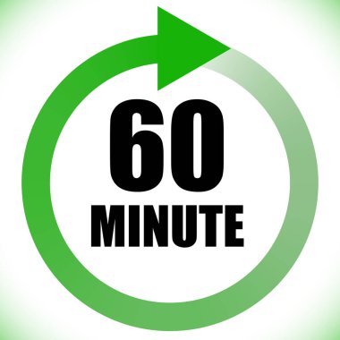 Numaralar, rakamlar, çevirme illüstrasyonu. Zaman, süre ve zaman kavramı simgesi. Geri dönüş zamanı (TAT) simgesi. Geri sayım, geri sayım vektörü