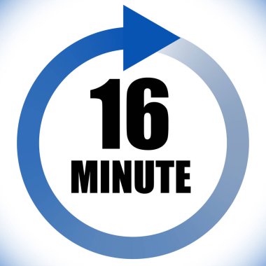 Numaralar, rakamlar, çevirme illüstrasyonu. Zaman, süre ve zaman kavramı simgesi. Geri dönüş zamanı (TAT) simgesi. Geri sayım, geri sayım vektörü