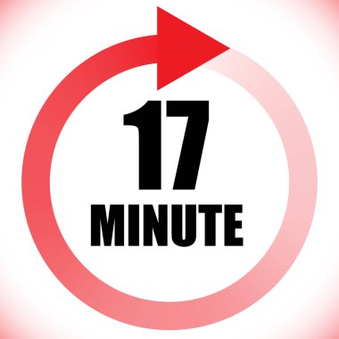 Numaralar, rakamlar, çevirme illüstrasyonu. Zaman, süre ve zaman kavramı simgesi. Geri dönüş zamanı (TAT) simgesi. Geri sayım, geri sayım vektörü