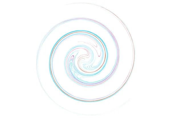 Voluta Girada Curva Forma Hélice Colorido Espiral Redemoinho Twirl Elemento — Vetor de Stock