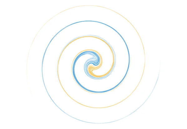 Кривая Вращалась Форма Гельфанда Цветная Спираль Вихревой Крутящийся Элемент Дизайна — стоковый вектор