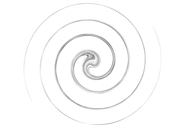 Volumen Girado Curva Forma Hélice Elemento Diseño Espiral Giratorio Giratorio — Vector de stock