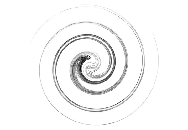 Volute Tournante Courbe Forme Hélix Spirale Tourbillon Tourbillon Élément Conception — Image vectorielle