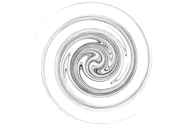 Volute Tournante Courbe Forme Hélix Spirale Tourbillon Tourbillon Élément Conception — Image vectorielle