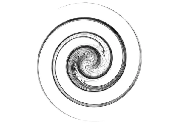 Voluta Girada Curva Forma Hélice Espiral Redemoinho Twirl Elemento Design — Vetor de Stock