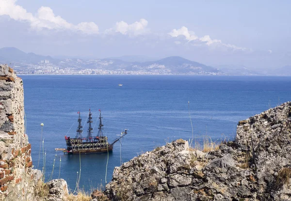 Hafen Auf Alanya Der Türkischen Riviera — Stockfoto