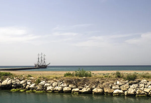 Круиз Лодке Медитарианскому Морю Турции — стоковое фото