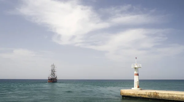 Κρουαζιέρα Στη Θάλασσα Meditarean Στην Τουρκία — Φωτογραφία Αρχείου