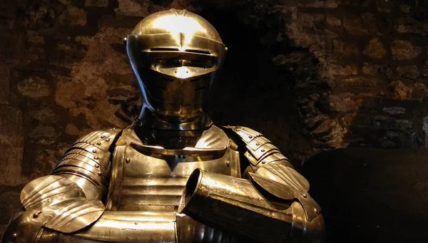 Armor of medieval warrior, protection suit