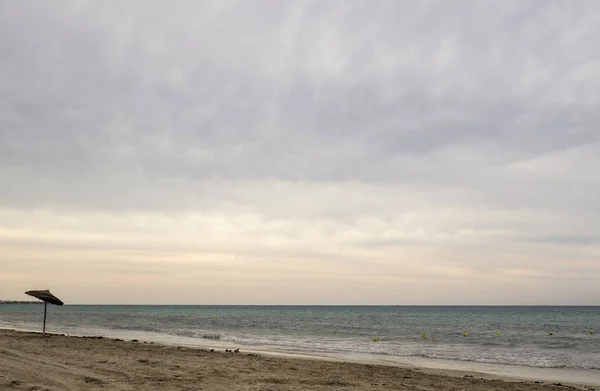 Тунис Песчаный Пляж Море Хорошо Отдыха — стоковое фото
