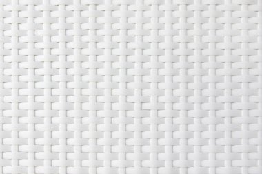 Örgülü beyaz arka plan düz tabak