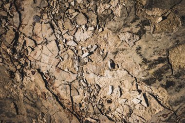 Kırıntıları ve parçalanmak taş arka plan.