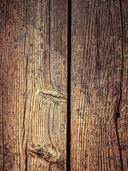 Brown Old Rustic Weathered Wooden Planks Background — Stock Photo, Image