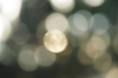 gün batımında daireler ile güzel bokeh ışık