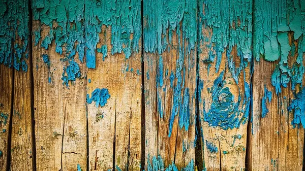 Drewniane tło z niebieskim shabby Paint. — Zdjęcie stockowe