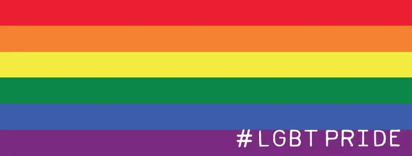 Social Media Lgbt Pride Month Hashtag Tle Flagi Lgbt — Wektor stockowy