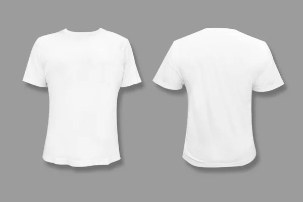 Μεμονωμένο Λευκό Shirt Κενό Αντίγραφο Χώρο Για Γραφικό Σχεδιασμό — Φωτογραφία Αρχείου