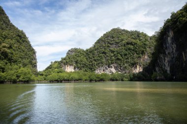 Krabi Tayland 'daki Hong Adası' na bak.