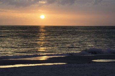 Fort Desoto State Park Florida at Sunset.