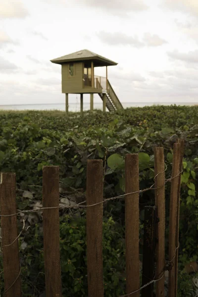 Torre Salva Vidas Delray Beach Flórida — Fotografia de Stock