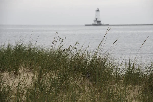 Latarnia Morska Ludington Michigan — Zdjęcie stockowe