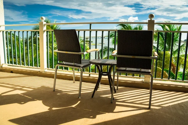 Balkon Sanibel Florida Sommer — Stockfoto