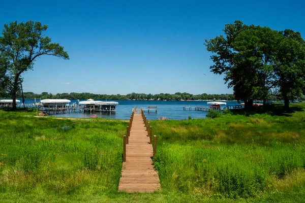 Okoboji Sjön Iowa Sommaren 2020 — Stockfoto